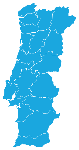 Mapa de Portugal